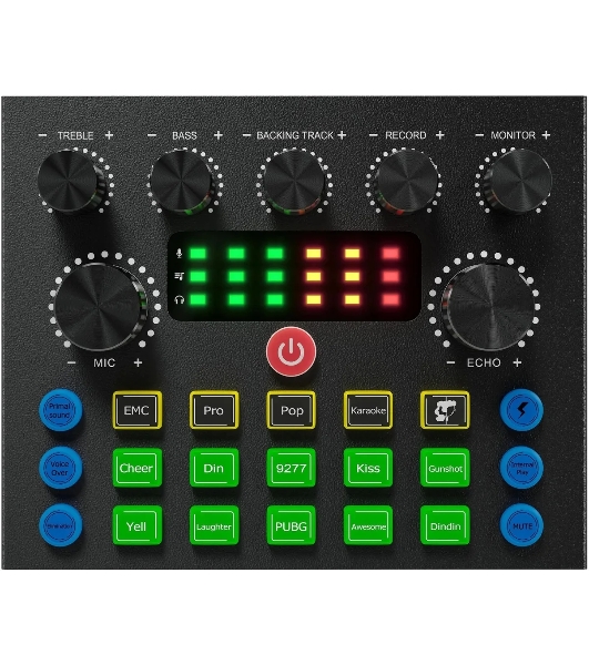 Микрофон проводной Оклик SM-600G 2.5м черный