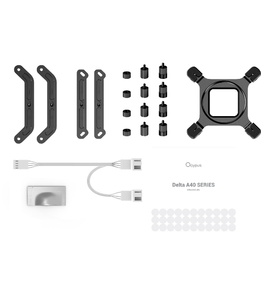 Кулер для процессора Ocypus Delta A40 Elite WH Dual Fan (Delta-A40-WH2NNWN00X-GL)