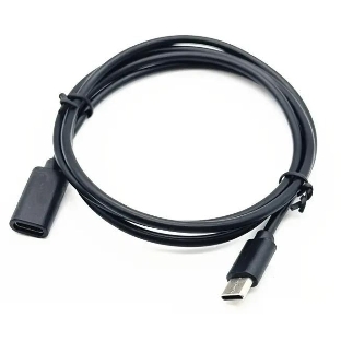 Кабель-удлинитель Buro USB Type-C (m) USB Type-C (f) 2м черный