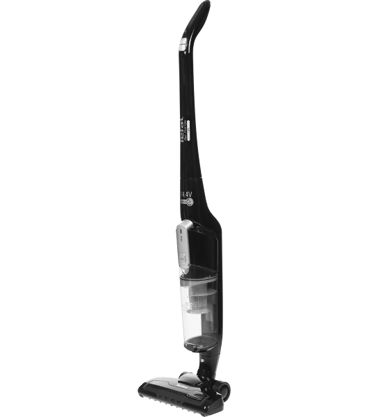 Пылесос вертикальный Tefal TY6545RH черный, питание от аккумулятора, уборка сухая, пылесборник 0.65 л