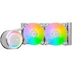 Система жидкостного охлаждения MSI MAG CORELIQUID E240 белый 120мм алюминий+медь 1800rpm 32.5db 4-pin 310W, фото 1