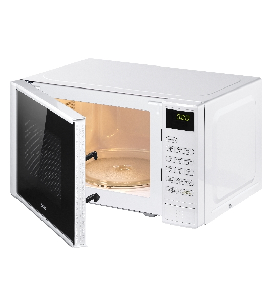 Микроволновая печь BBK 20MWS-728S/W белый/черный, 20 л, 700 Вт, переключатели - сенсор