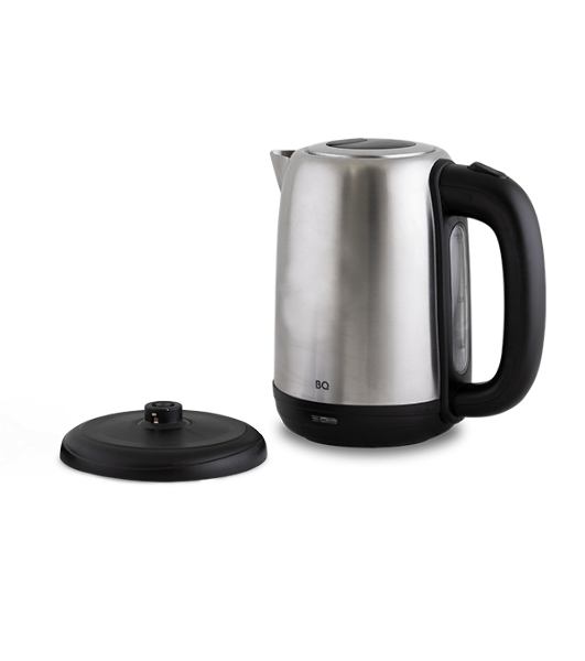Чайник электрический BQ KT1821S черный/стальной, 2200 Вт, 1.7 л