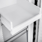 Холодильник Maunfeld MFF192NFB01 Inverter черный стекло трехкамерный 334/184л морозилка снизу, No Frost, Side by Side, фото5