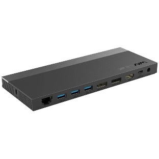 Док-станция WAVLINK WL-UMD01R Pro, USB Type-C, USB3.0/USB-C/DP/HDMI/Gigabit LAN/Audio In/Out/SD/Micro SD, Power Adapter