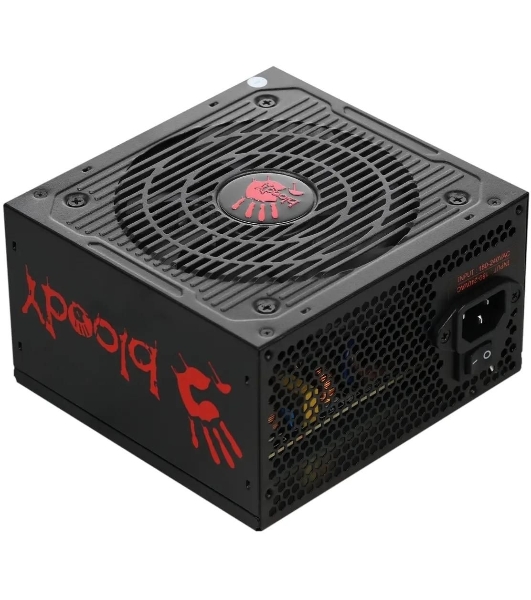 Блок питания Bloody BD-PS700W, 700Вт, 80 PLUS WHITE, 120мм, черный