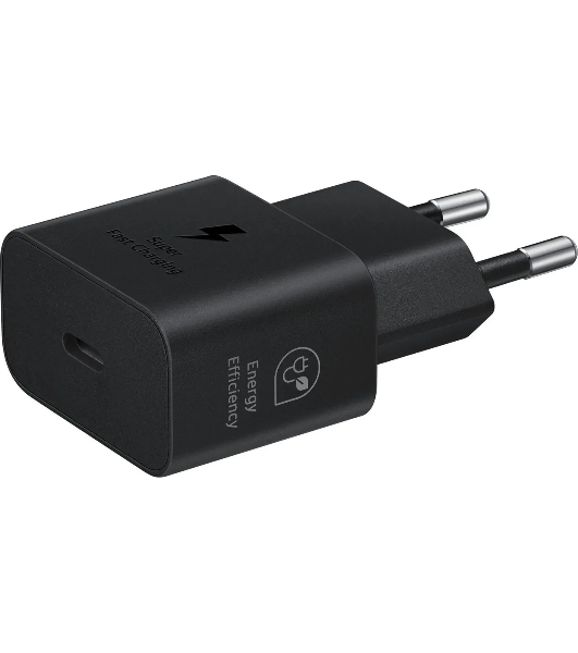 Сетевое зарядное устройство Samsung EP-T2510 25W Type-C черный + cable