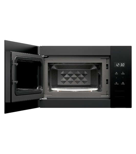 Встраиваемая микроволновая печь MONSHER MMH 1115 Noir, High-Tech, 15 л, мощность 600 Вт, 5 уровней мощности, размораживание, сенсорное управление, черный