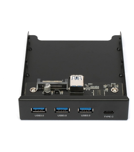 Планка USB 3.0 на переднюю панель 3.5' Gembird, FP3.5-USB3-3A1C, USB/Type-C, USB-A 3.0/Type-C