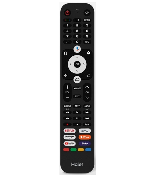 Телевизор Haier 65' AX Pro черный QLED 4K UHD 120Hz Smart TV
