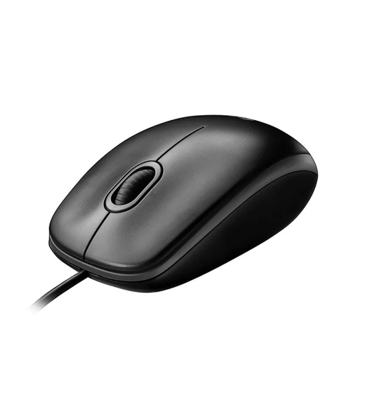 Мышь проводная Logitech M100/100R DARK/GREY (темно-серая/черная), 1000 dpi, USB, кнопки - 3
