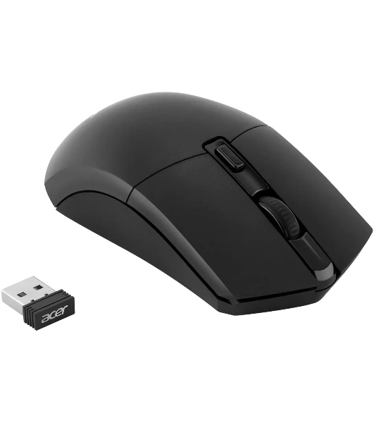 Комплект клавиатура+мышь Acer OKR120 беспроводной, USB, 1600 DPI, чёрный