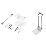 Встраиваемый экран с электроприводом Lumien Master Recessed Control 128х221 см (раб.область 120х213 см) (96') Matte White черная кайма по периметру, черная кайма сверху 53 см, триггер, RS232, IR, RF управл. в комплекте, цвет корпуса белый 16:9, фото5