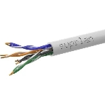 Кабель информационный Suprlan Median 01-0334-9, cat.5e U/UTP 4 пары 24AWG, PVC внутренний, 305м, серый, фото 1