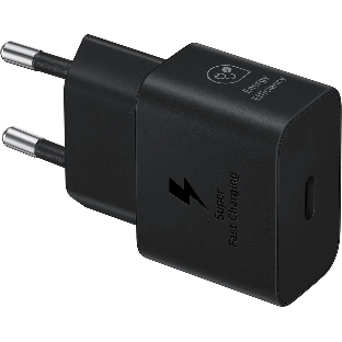Сетевое зарядное устройство Samsung EP-T2510 25W Type-C черный + cable