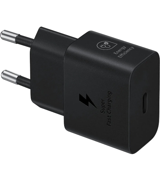 Сетевое зарядное устройство Samsung EP-T2510 25W Type-C черный + cable