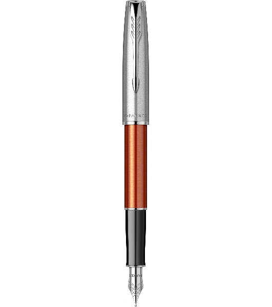 Ручка перьевая Parker Sonnet Essentials SB F545 (CW2169228) LaqOrange CT, F, сталь нержавеющая, подарочная коробка