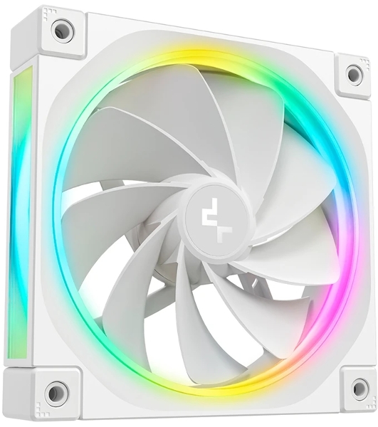 Вентилятор для корпуса Deepcool FL12R Wh Reverse ARGb 120х120x25 белый 4-pin 33.9дБ (R-FL12R-WHAPN1-G)
