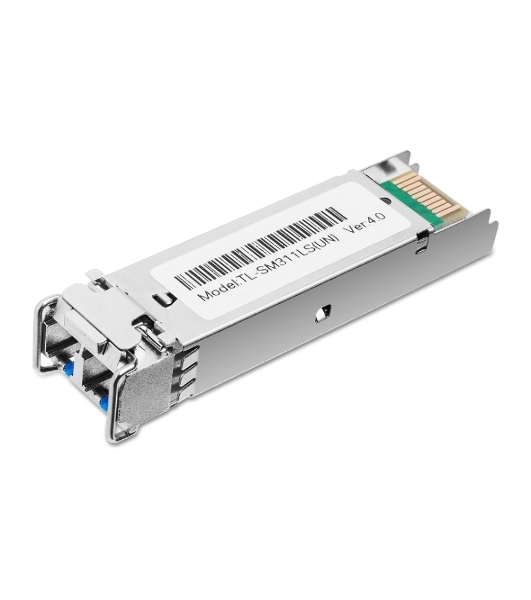 Сетевое оборудование TP-Link SMB TL-SM311LS Gigabit SFP module, Single-mode, MiniGb,IC, LC interface, Up to 10km distance