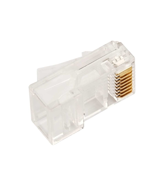 Коннектор Lanmaster TWT-PL45-8P8C/JR100, UTP кат.5E RJ45 прозрачный (упак.:100шт)