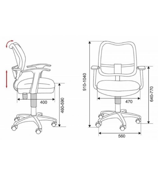 Кресло компьютерное Бюрократ CH-W797/PK/TW-13A TW-13A розовый, спинка сетка, сиденье розовый, колеса белый/розовый, пластик белый
