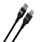 Кабель MORE CHOICE (4620202554178) K69ia 2м USB 3.0A PD 27W для Lightning ng 8-pin Type-C - 2м, черный, фото3