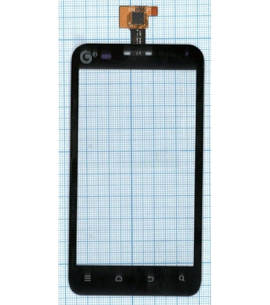 Сенсорное стекло (тачскрин) для ZTE V807 Blade C YZ-CTP465-FPC-V1, черное
