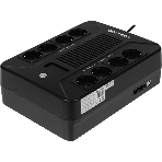 Источник бесперебойного питания SMARTWATT UPS SAFE PRO LCD 1000 черный 1000/600 ВА/Вт, напольный/настенный, линейно-интерактивный, LCD дисплей, Shuko CEE7/4 - 8 шт. (4 шт. с резервным питанием, 4 шт. - сетевой фильтр), фото13