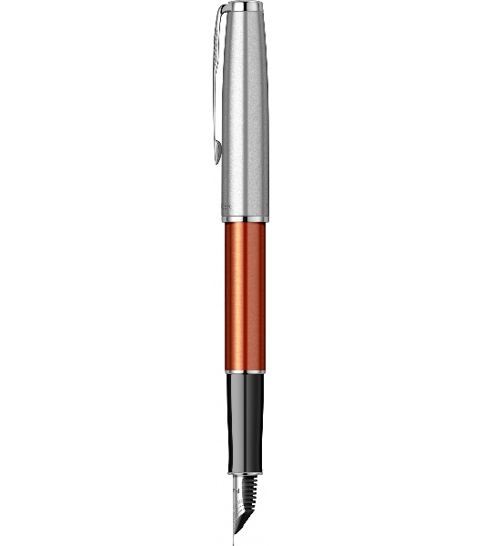 Ручка перьевая Parker Sonnet Essentials SB F545 (CW2169228) LaqOrange CT, F, сталь нержавеющая, подарочная коробка