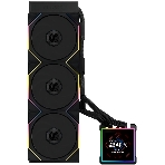 Система водяного охлаждения Lian-Li HydroShift II LCD-S 360TL ARGB Soc-AM5/AM4/1700/1851 черный 4-pin 33dB Al+Cu LCD Ret (G89.GHS2LCDS36TB.R0), фото5
