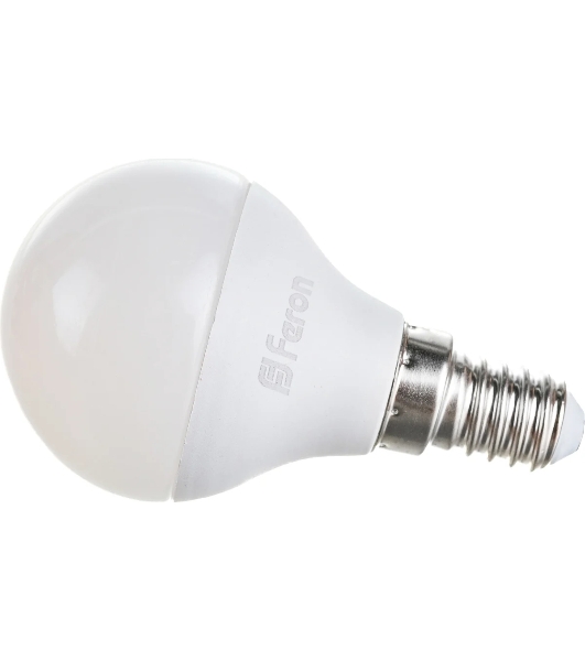 Лампа светодиодная Feron LB-95 7W 230V E14 6400K G45