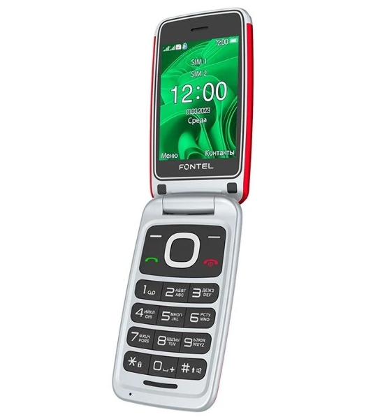 Мобильный телефон FONTEL FL280, красный