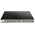 Коммутатор D-Link DGS-1210-52MPP/ME/B3A, 48×1 Гбит/с + 4×1 Гбит/с SFP, управляемый, фото 1