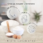 Планетарный миксер BQ MX640 White. Максимальная мощность 1600 Вт/Чаша из нержавеющей стали 6 л/Функция ферментации/Подогрев чаши до 40'C/Электронное управление/Металлические насадки в комплекте/Металлические шестерни/Двойная защита: от перегрева, от перегрузки/Защтная крышка от брызг/LED подсветка/Длина сетевого шнура 1 м', фото7