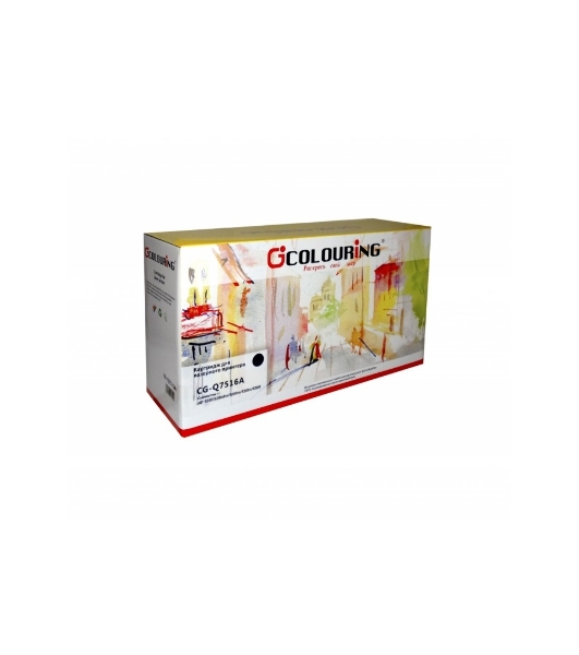 Картридж лазерный Colouring CG-Q7516A/509 черный (12000 стр.) для HP LJ 5200/5200dtn/5200tn/5200n/5200l/Canon LBP3500/3900/3950/3970