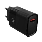 Сетевое зарядное устройство MORE CHOICE (4620202553386) NC09 1USB 3.0A QC3.0 15W, черный, фото3