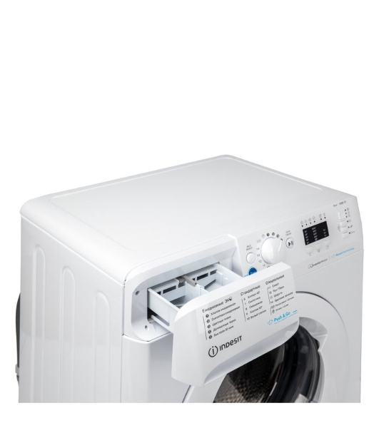 Стиральная машина Indesit BWSA 6109 WWV RU белый, загрузка фронтальная 6 кг, 1000 об/мин, класс: A