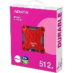 Внешний SSD ADATA SD620, 512Gb, USB 3.2 Gen 2 Type-A, R/W 520/460, красный, фото2