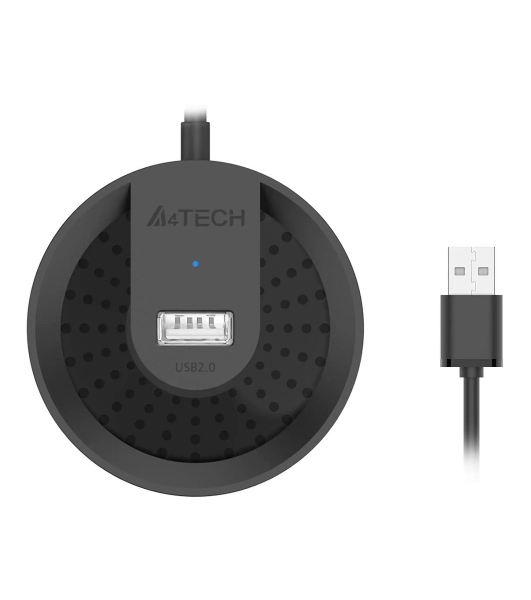 Разветвитель USB 2.0 A4Tech HUB-20 4порт. черный