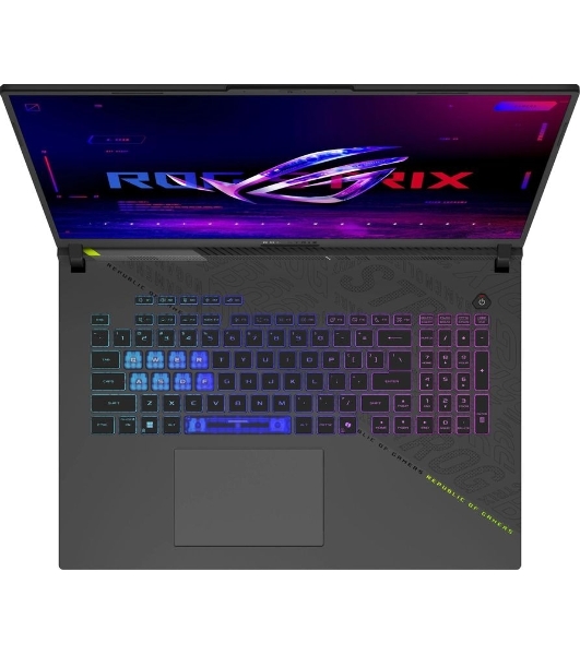 Ноутбук ASUS ROG Strix G18 G814PM-S8074/18'/IPS/AMD Ryzen 9 8940HX/16GB/1024GB SSD/NVIDIA GeForce RTX 5060 8GB/Windows 11 Pro/серый/3kg