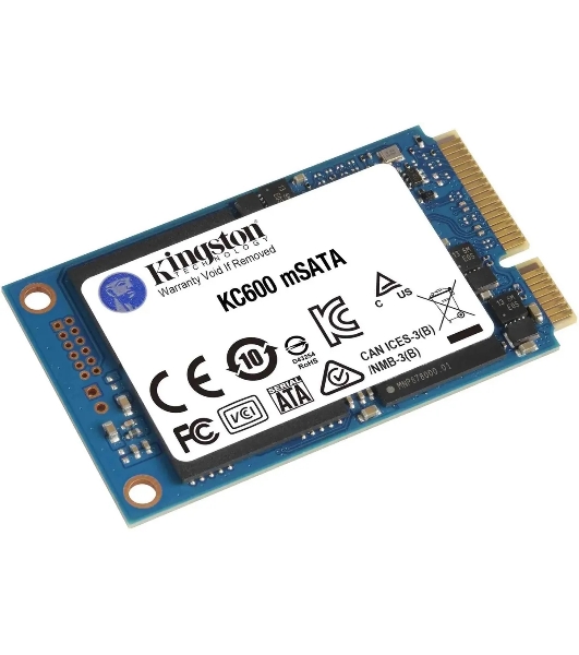 Накопитель SSD Kingston KC600, 1Tb, mSATA, R/W 550/520