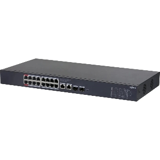 Коммутатор Dahua DH-CS4220-16GT-240, 16×1 Гбит/с + 2×1 Гбит/с + 2×1 Гбит/с Combo, управляемый