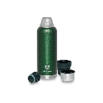 Термос Арктика 106-1200 зеленый, узкое горло 1,2 л, американский дизайн, антивандальное покрытие, две чашки, холод/тепло 32 ч, фото 1