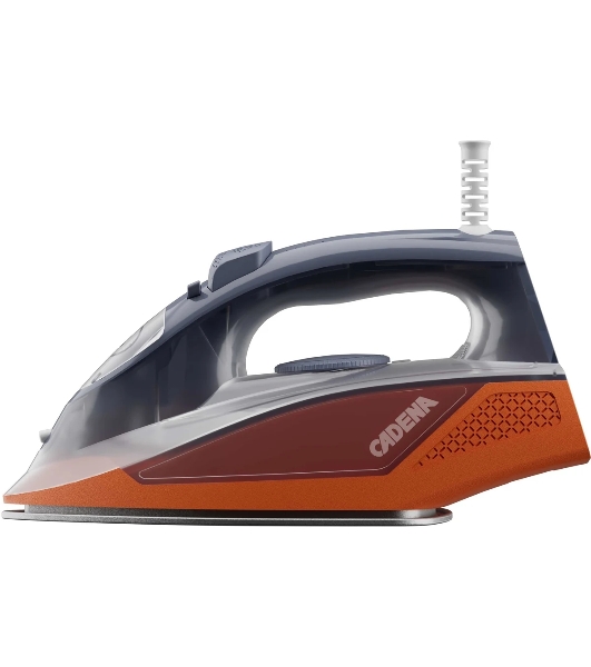 Утюг Cadena IC307C серый, 2400 Вт, 25 г/мин, 160 г/мин, 230 мл