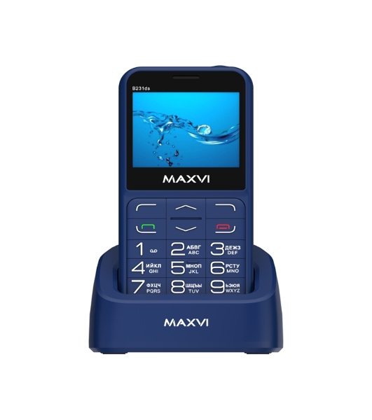 Мобильный телефон Maxvi B231ds синий