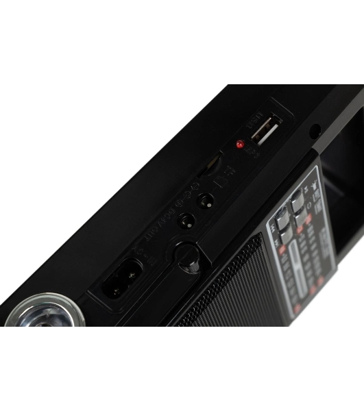 Радиоприемник портативный Сигнал Vikend Traveler черный USB SD/MMC