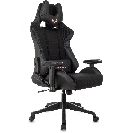 Кресло Бюрократ VIKING 4 AERO BLACK EDITION черный, экокожа, 120 кг, механизм качания, фото 1