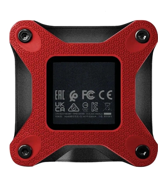 Внешний SSD ADATA SD620, 512Gb, USB 3.2 Gen 2 Type-A, R/W 520/460, красный