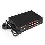 Коммутатор ExeGate EDGS-1082D.8PoE-120W, 8×100 Мбит/с PoE + 2×1 Гбит/с, неуправляемый, фото2