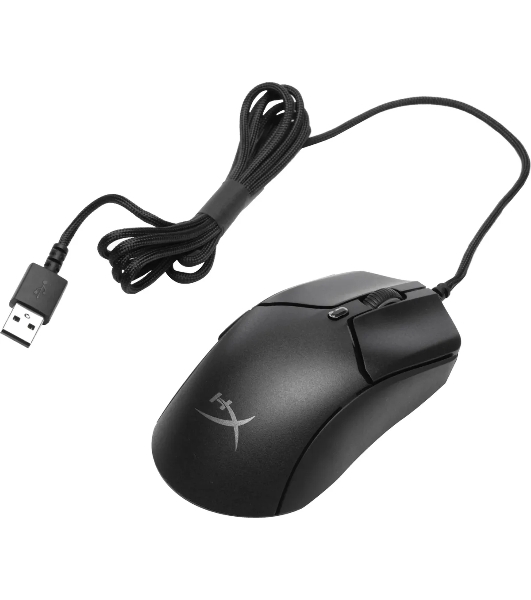 Мышь беспроводная HyperX Haste 2 черный, 26000 dpi, радиоканал, Bluetooth, USB, кнопки - 5